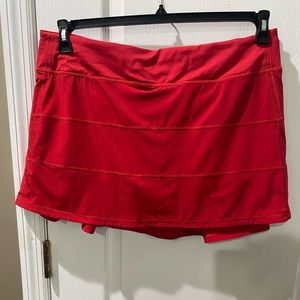 Lululemon Pace Rival Skort TALL size 14